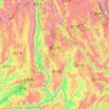 保山市地形图，海拔，地势