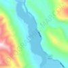 然乌湖地形图,海拔,地势