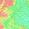 河南省地形图，海拔，地势