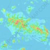 舟山岛地形图,海拔,地势