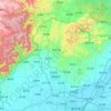 辉县市地形图,海拔,地势