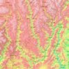 凉山彝族自治州地形图,海拔,地势