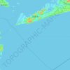 田原市地形图,海拔,地势
