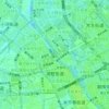 湖墅街道地形图,海拔,地势