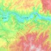 元龙镇地形图,海拔,地势