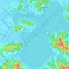 东钱湖地形图,海拔,地势