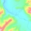 且末河地形图,海拔,地势