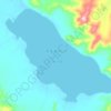清澈湖地形图,海拔,地势