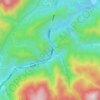 麻川河地形图,海拔,地势