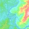 富屯溪地形图,海拔,地势