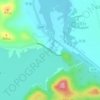 滚河地形图,海拔,地势
