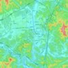 乐安河地形图,海拔,地势