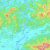 兰江地形图,海拔,地势