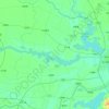 浍河地形图,海拔,地势