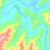 新开河地形图,海拔,地势