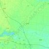怀洪新河地形图,海拔,地势