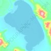 阿果错地形图,海拔,地势