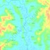 南渡河地形图,海拔,地势