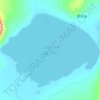 越恰错地形图,海拔,地势