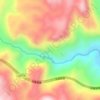 勐波罗河地形图,海拔,地势