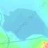 小柴旦湖地形图,海拔,地势