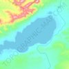黑石北湖地形图,海拔,地势