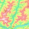 漾濞江地形图,海拔,地势