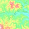 呼玛河地形图,海拔,地势