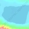 阿拉克湖地形图,海拔,地势