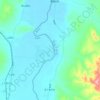 老哈河地形图,海拔,地势