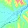 大夏河地形图,海拔,地势