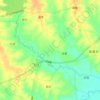 王河地形图，海拔，地势