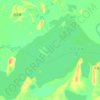 洮儿河地形图,海拔,地势