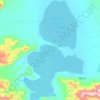 扎布耶茶卡地形图,海拔,地势