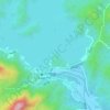 黄冈河地形图,海拔,地势