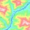 白龙江地形图,海拔,地势