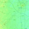 东鱼河地形图,海拔,地势