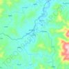 灌河地形图,海拔,地势