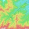 南阳河地形图,海拔,地势