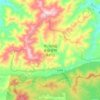 车八岭国家级自然保护区地形图,海拔,地势
