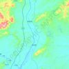 九洲江地形图,海拔,地势