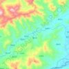 北仑河地形图,海拔,地势