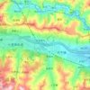 藉河地形图,海拔,地势