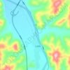 苇沙河地形图,海拔,地势