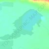 北霍鲁逊湖地形图,海拔,地势